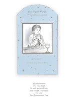Boys First Communion Card