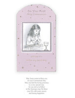 Girls First Communion Card