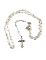 Filigree Silver Communion Rosary