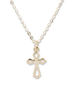 "Cara" Silver Cross Necklace