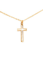 "Talia" Gold Cross Necklace