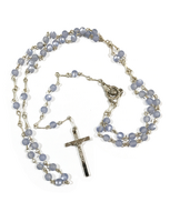 Blue Cat's Eye Communion Rosary