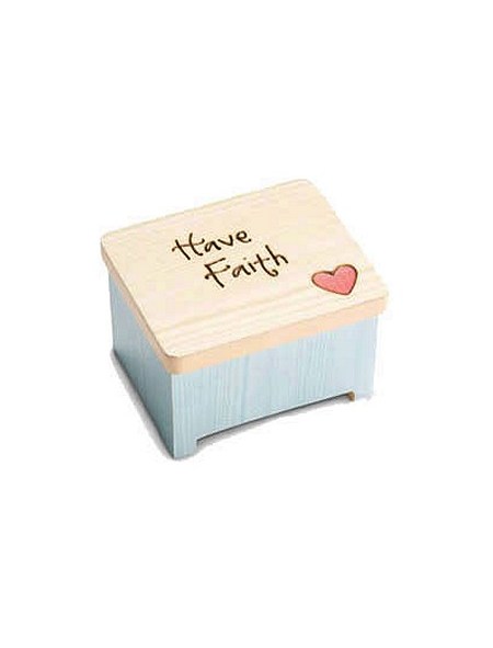 'Have Faith'  Mini Keepsake Box