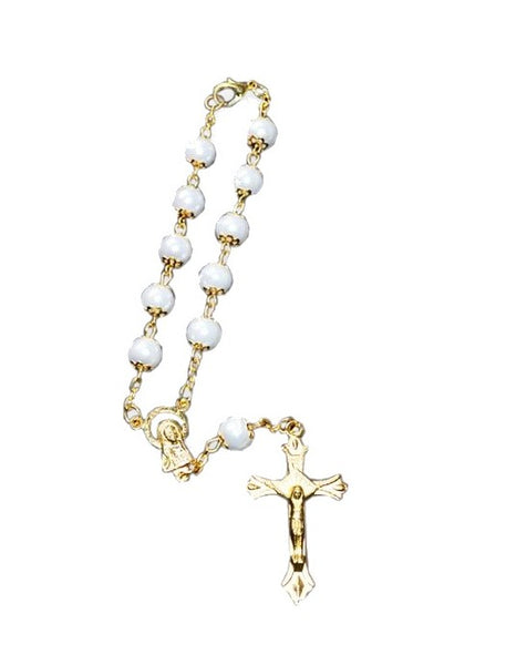 Gold Pearl Communion Decade Rosary