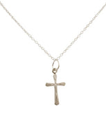 "Vita" Sterling Silver Cross Necklace