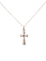 "Larni" Sterling Silver Cross Necklace
