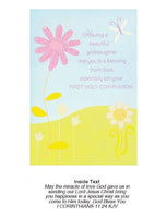 Goddaugther First Communion Card