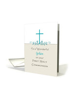 Godson First Communion Card