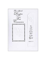 Daughter First Communion Card