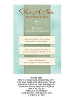 Son First Communion Card